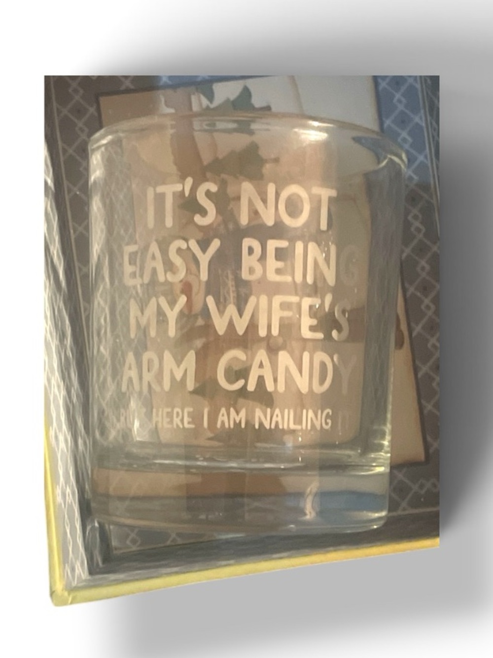 Axiara Whiskey Glass engraved new in box